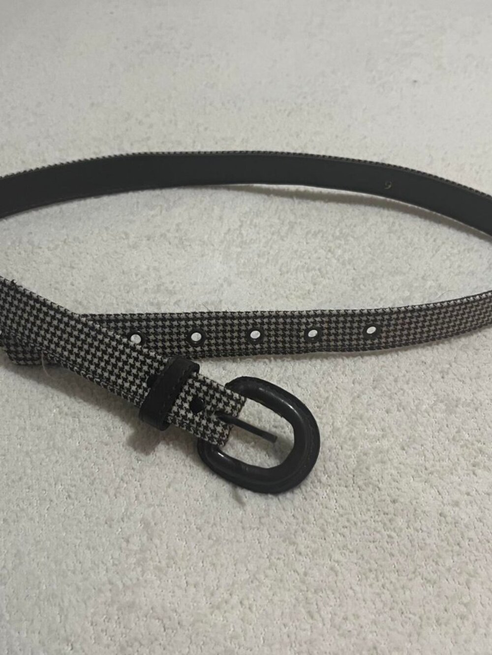 Women's Black and Silver Belt